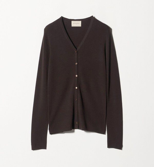 UNITED ARROWS「18G ウール フィット リブ カーディガン」|カーディガン|