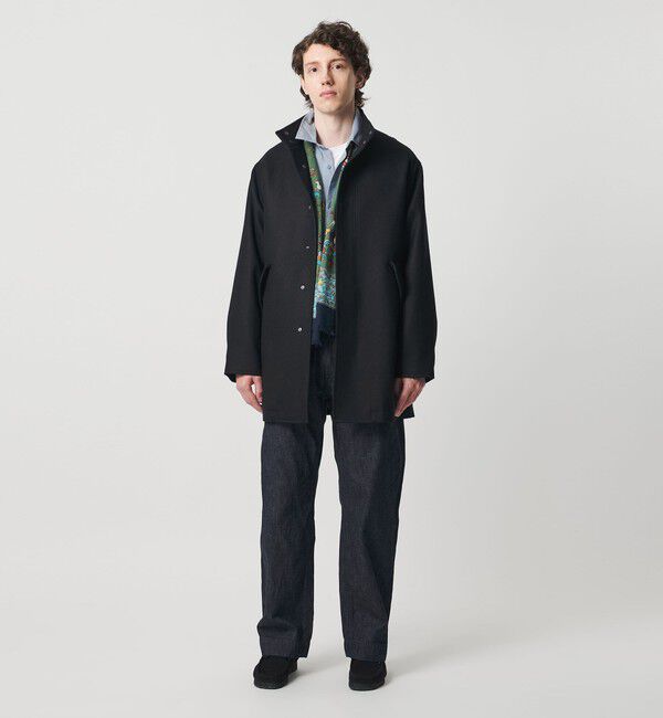 UNITED ARROWS「ウーステッドメルトン ミリタリーコート」|その他|