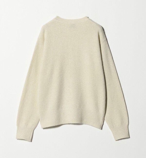 UNITED ARROWS「フォックス ウール ラメ クルーネック ニット」|ニット・セーター|