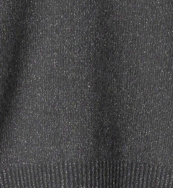 UNITED ARROWS「フォックス ウール ラメ Vネック ニット」|ニット・セーター|