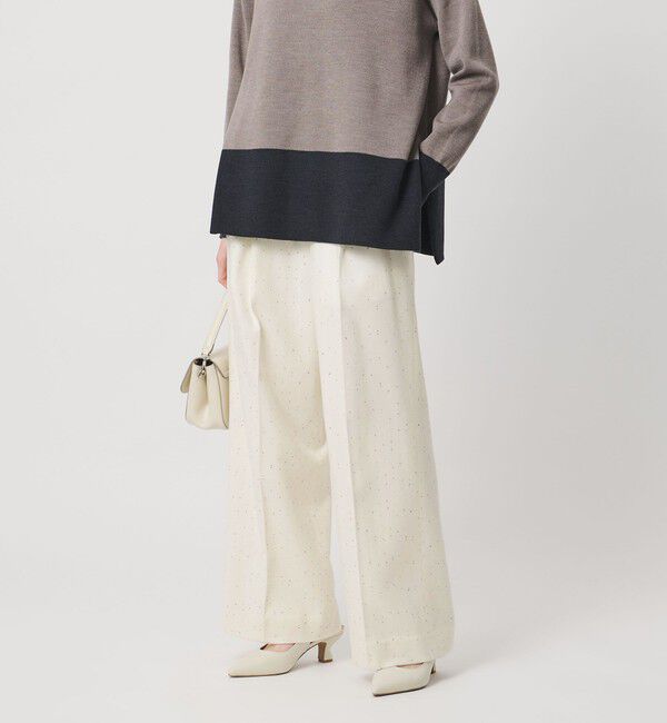 UNITED ARROWS「フラノ スパンコール イージー パンツ」|その他|