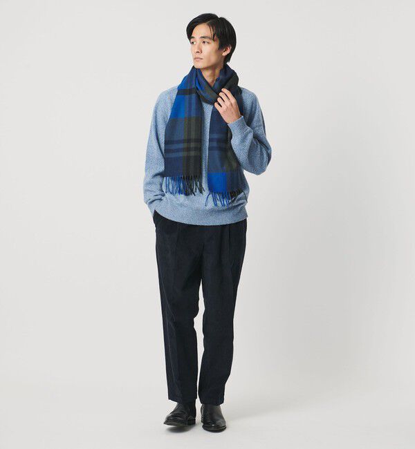 UNITED ARROWS「【別注】＜Joshua Ellis＞ブラックウォッチ マフラー」|マフラー|