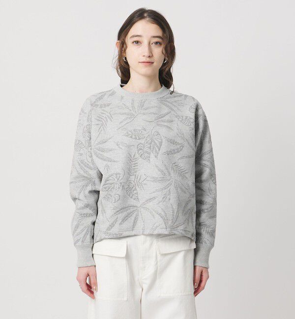 UNITED ARROWS「リーヴス ジャガード ラメ スウェット」|スウェット・ジャージ|