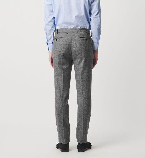 UNITED ARROWS「ストレッチフランネル ノープリーツ スラックス COMFORT EASY-MODEL ヨコストレッチ」|スーツ|