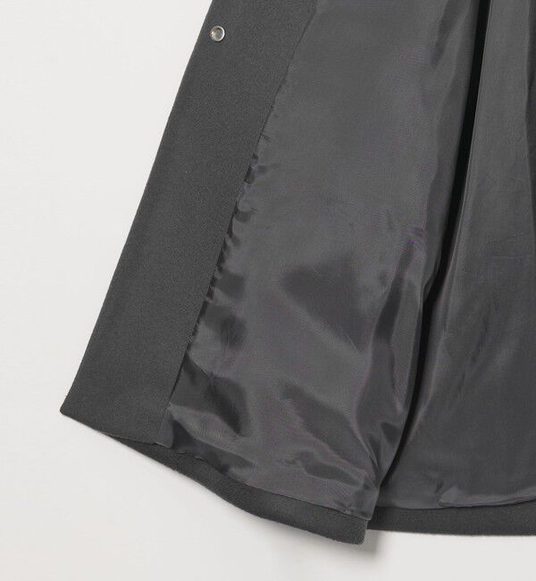 UNITED ARROWS「Aライン ミドルコート」|ノーカラーコート|