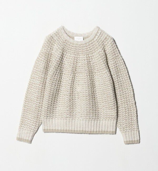 UNITED ARROWS「カラーミックス インレイド ニット」|ニット・セーター|