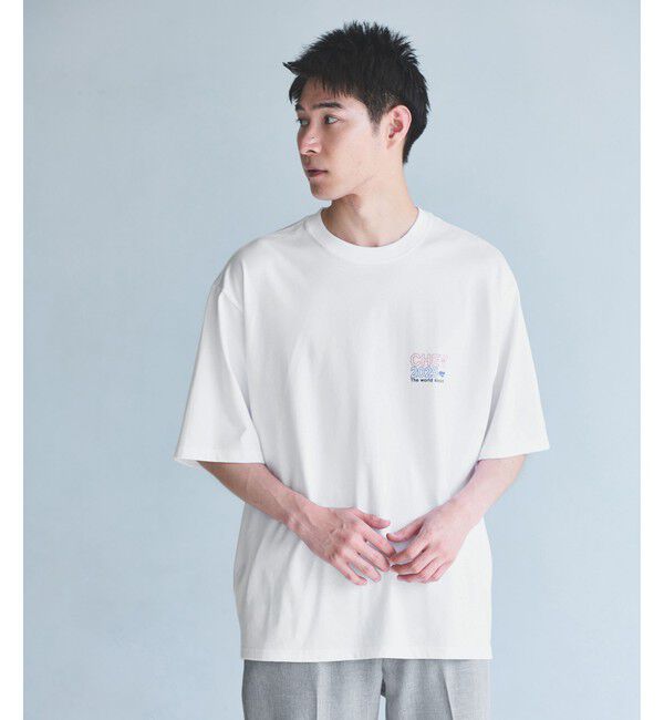 UNITED ARROWS green label relaxing「【別注】＜ハイチュウ &times; FRUIT OF THE LOOM &times; GLR＞半袖  Tシャツ」|Tシャツ・カットソー|WHITE