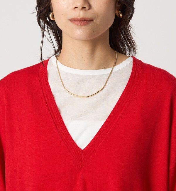 UNITED ARROWS green label relaxing「エブリニット Vネック ウォッシャブル」|ニット・セーター|