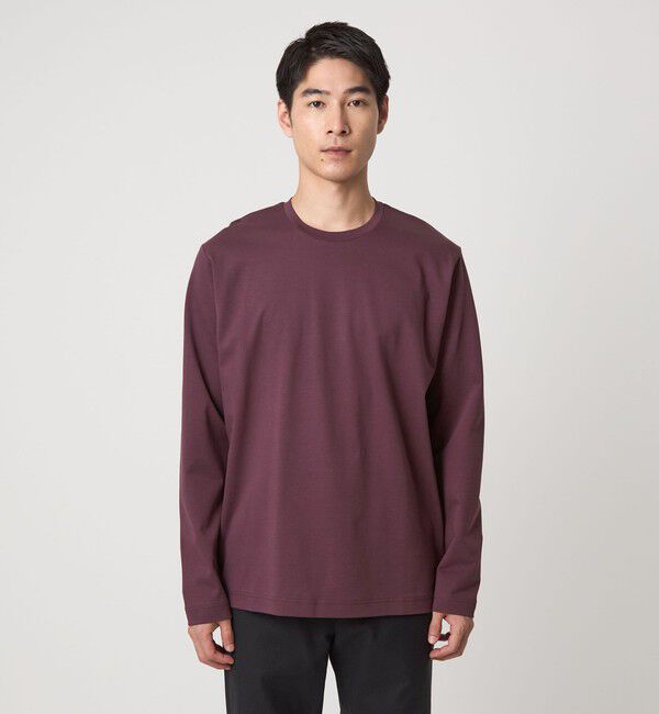 UNITED ARROWS green label relaxing「オーガニック コットン ポンチ クルーネック Tシャツ」|Tシャツ・カットソー|