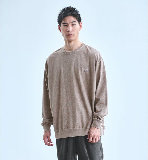UNITED ARROWS green label relaxing「【別注】＜SCREEN STARS＞GLR フェード クルーネック ロングスリーブ Tシャツ」|Tシャツ・カットソー|BEIGE