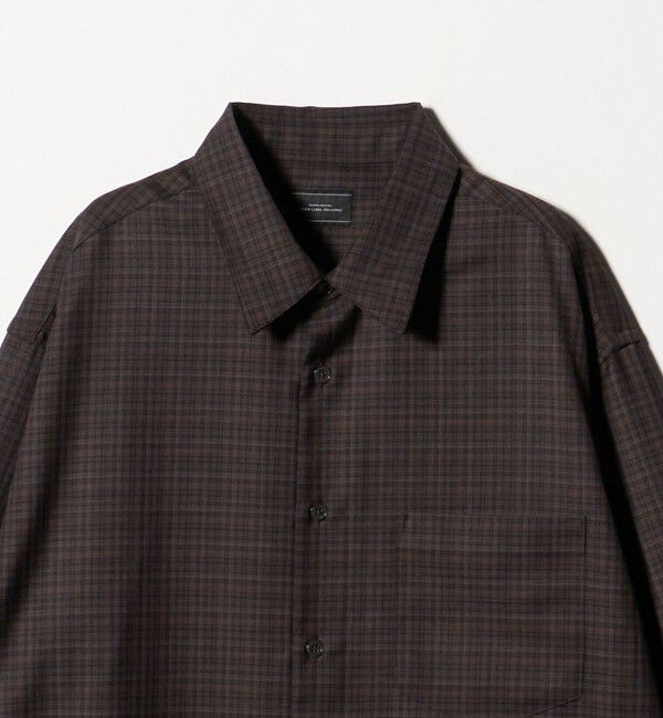 UNITED ARROWS green label relaxing「ウォッシャブル チェック ジャストルーズ シャツ」|シャツ・ブラウス|