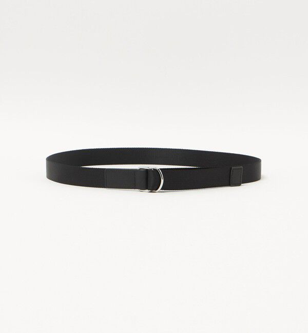 UNITED ARROWS green label relaxing「GLR テープ レザー ベルト」|ベルト|BLACK