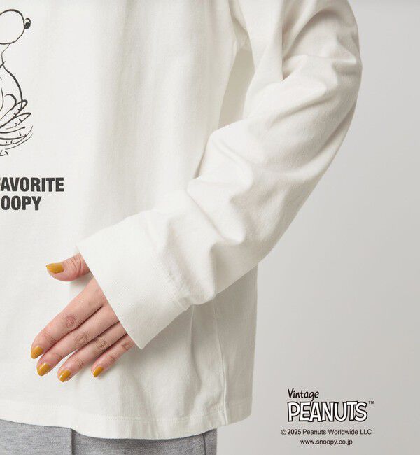 UNITED ARROWS green label relaxing「＜at ease＞PEANUTS ロングスリーブ カットソー」|Tシャツ・カットソー|
