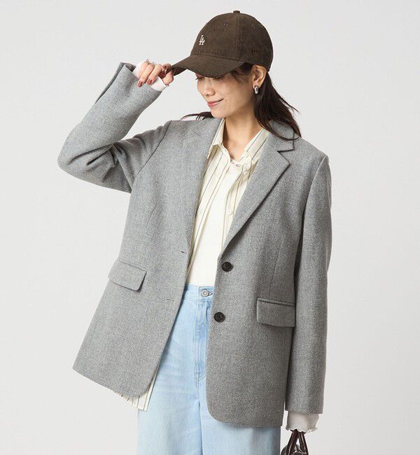 UNITED ARROWS green label relaxing「［size SHORTあり］ウーリー テーラード ジャケット」|テーラードジャケット|