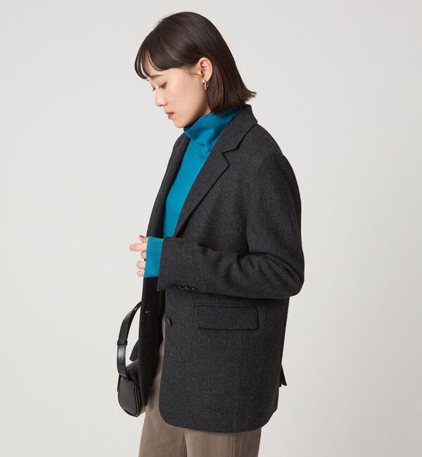 UNITED ARROWS green label relaxing「［size SHORTあり］ウーリー テーラード ジャケット」|テーラードジャケット|