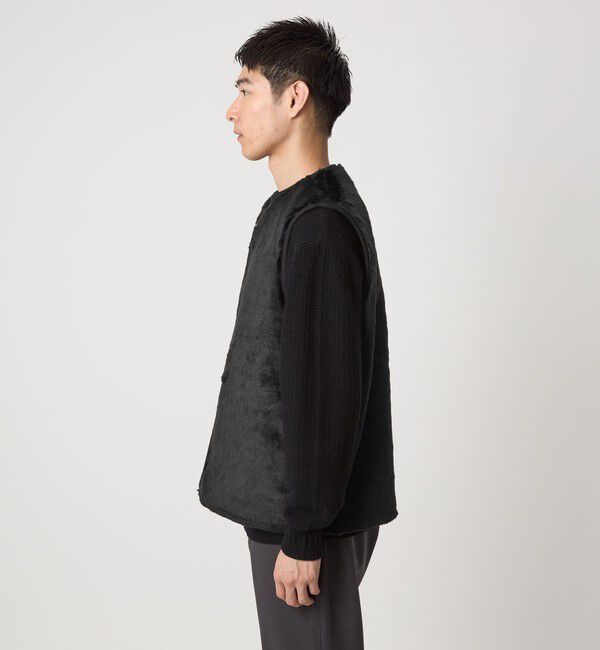 UNITED ARROWS green label relaxing「【別注】＜Barbour＞リバーシブル フェイクファー コーデュロイ ベスト」|その他|