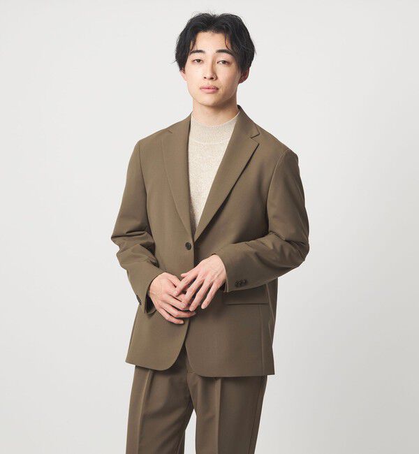 UNITED ARROWS green label relaxing「A+ PERTEX UNLIMITED 2B リラックス ジャケット -ストレッチ-」|テーラードジャケット|MD.BROWN