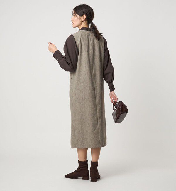 UNITED ARROWS green label relaxing「［size SHORTあり］ウールライク ジャンパースカート」|ジャンパースカート|