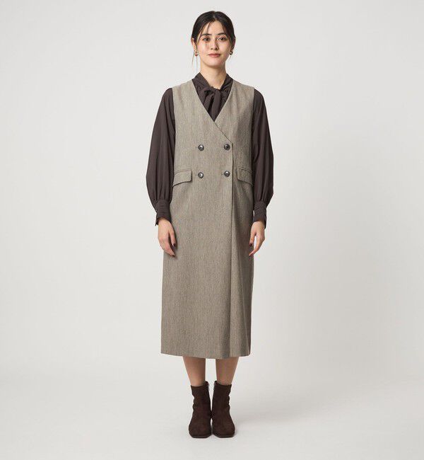 UNITED ARROWS green label relaxing「［size SHORTあり］ウールライク ジャンパースカート」|ジャンパースカート|