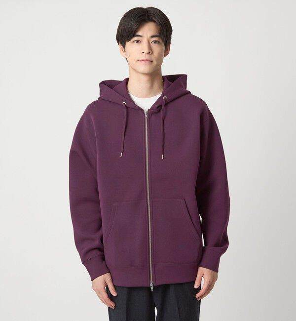 UNITED ARROWS green label relaxing「ダンボール ジップ パーカー フーディー」|パーカー|