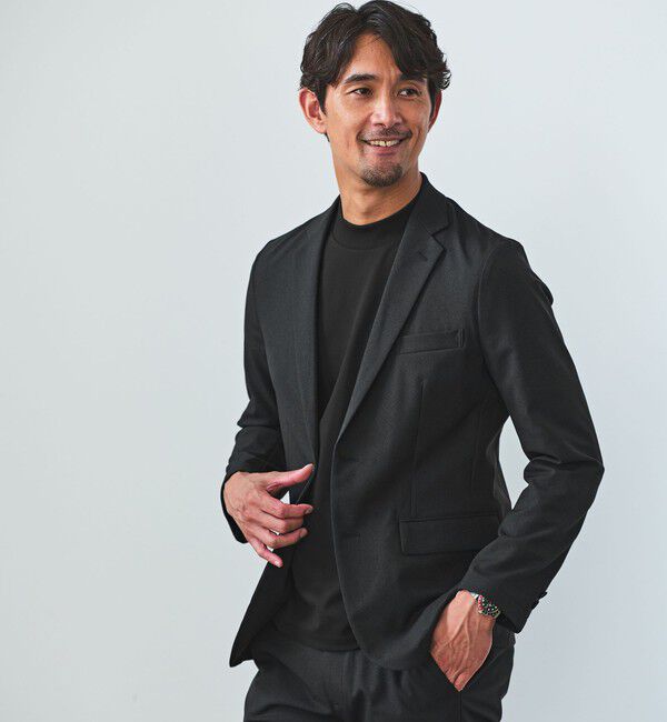 UNITED ARROWS green label relaxing「【WEB限定】JUST fit ウールライク ナロー セットアップ -ストレッチ-」|テーラードジャケット|