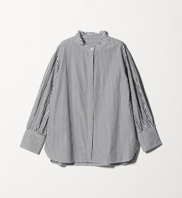 UNITED ARROWS green label relaxing「ニットベスト&times;フリルネック ブラウス」|シャツ・ブラウス|