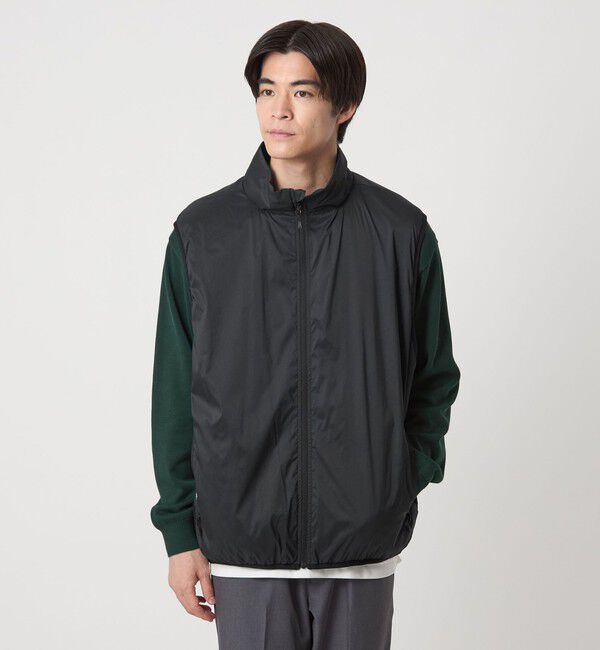 UNITED ARROWS green label relaxing「【別注】＜DAIWA＞PERTEX スタンドネック ベスト」|ダウンベスト・ベスト|