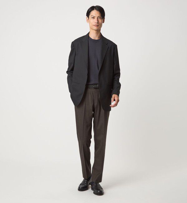 UNITED ARROWS green label relaxing「TW サキソニー アジャスター スリム スラックス -ウォッシャブル・ストレッチ-」|スラックス|