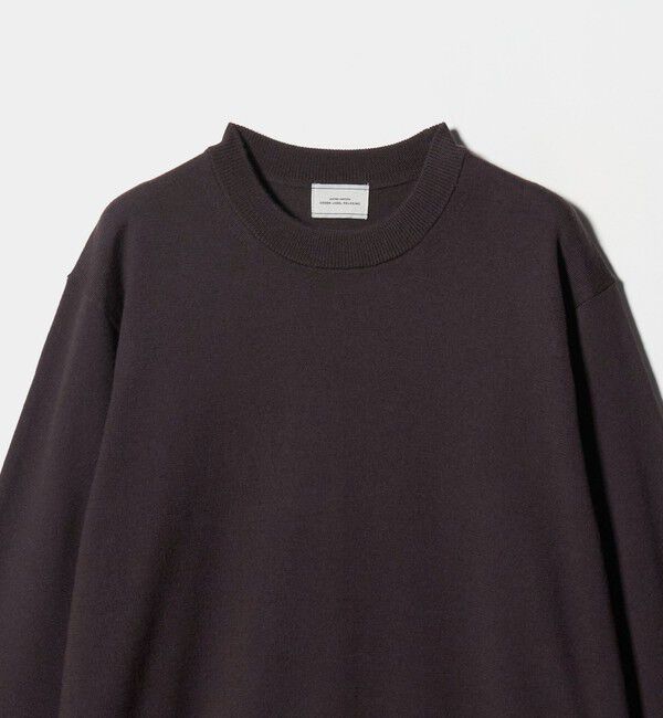 UNITED ARROWS green label relaxing「Super 120's ハイゲージ クルーネック ニット」|ニット・セーター|
