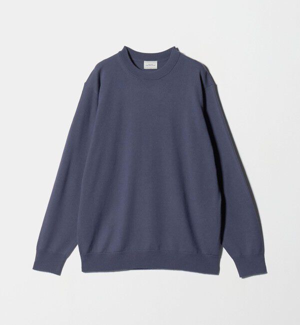 UNITED ARROWS green label relaxing「Super 120's ハイゲージ クルーネック ニット」|ニット・セーター|