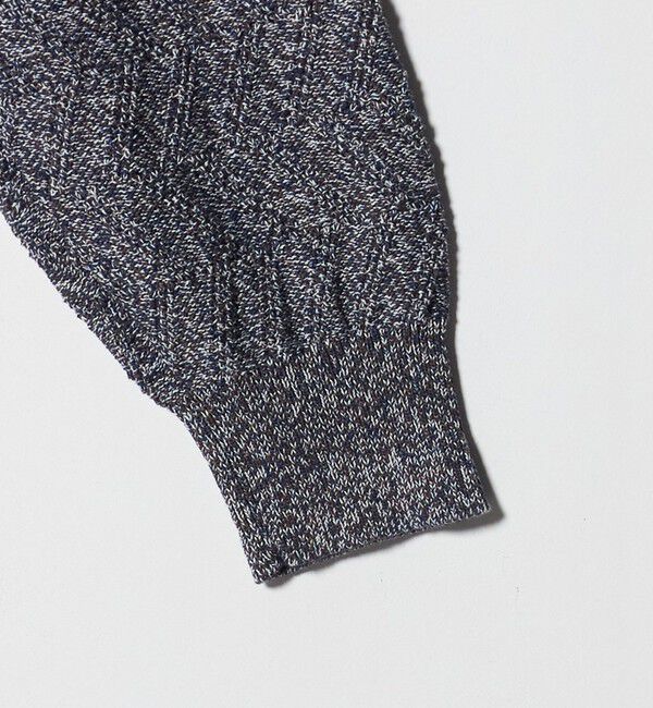 UNITED ARROWS green label relaxing「ジグザグ ミックス クルーネック ニット」|ニット・セーター|