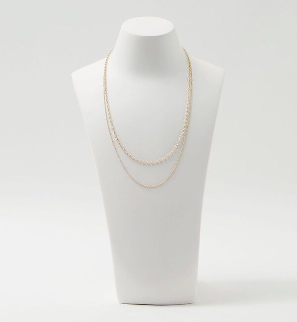 UNITED ARROWS green label relaxing「3WAY デザインチェーン 3連 ネックレス」|ネックレス|