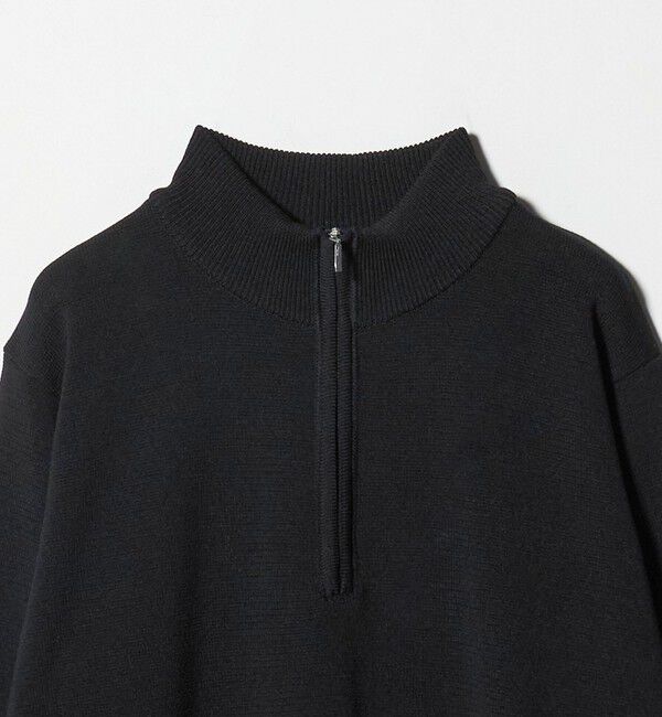 UNITED ARROWS green label relaxing「＜gim＞25F H/MLN ハーフジップ プルオーバー ニット -ウォッシャブル-」|ニット・セーター|