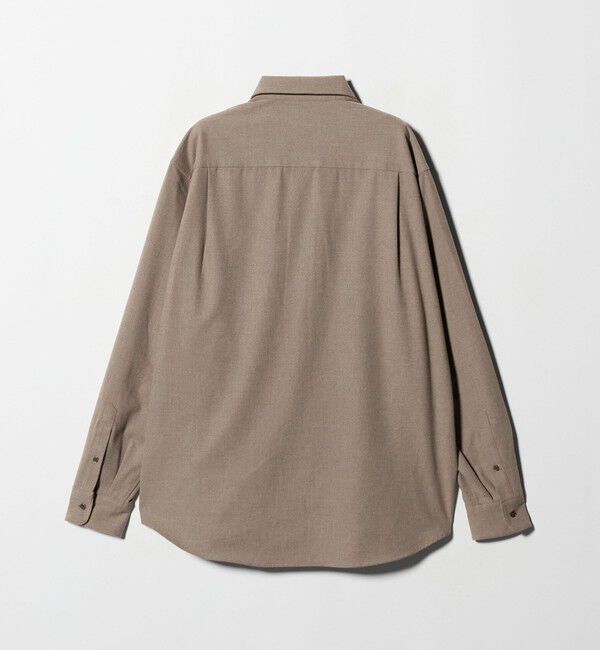 UNITED ARROWS green label relaxing「TRフラノ ジャストルーズ レギュラーカラー シャツ -ストレッチ-」|シャツ・ブラウス|