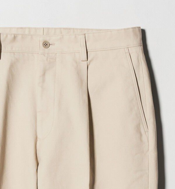 UNITED ARROWS green label relaxing「DC コットン 1プリーツ ストレート ドレスチノ パンツ」|スラックス|