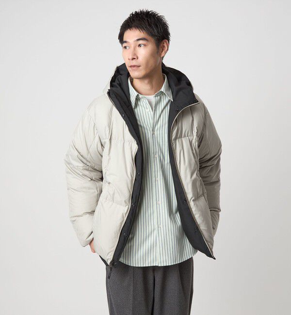 UNITED ARROWS green label relaxing「【別注】＜TAION＞リバーシブル ダウン フーディ ジャケット」|ダウン|
