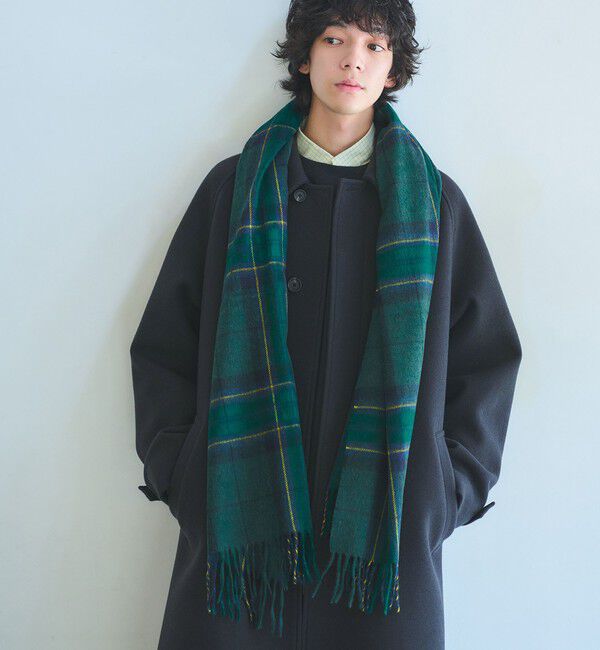 UNITED ARROWS green label relaxing「＜MOON＞チェック 70 マフラー」|マフラー|TURQUOISE