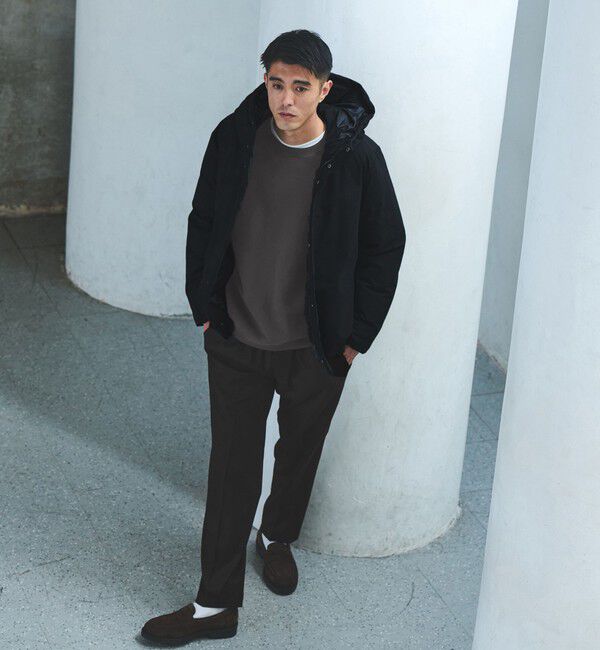 UNITED ARROWS green label relaxing「T/W  フード ダウン ブルゾン」|ダウン|