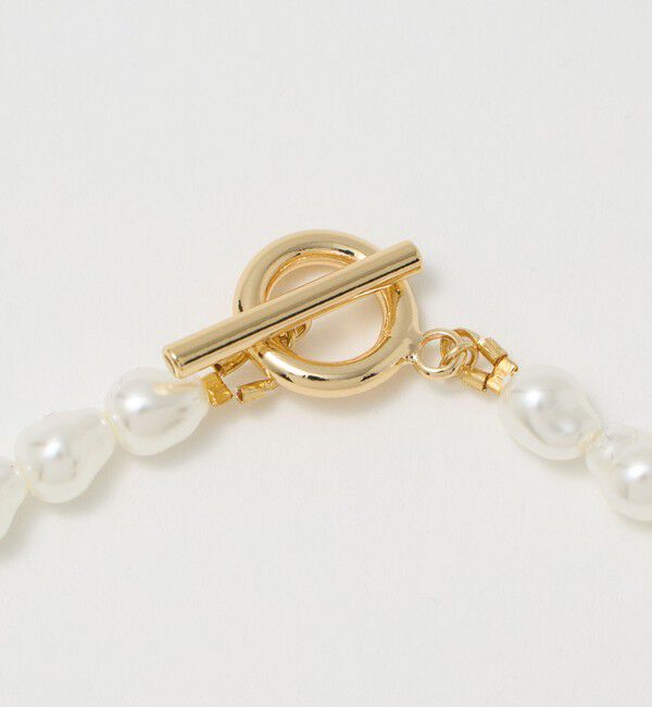 UNITED ARROWS green label relaxing「【WEB限定】フェイクパール トグル ネックレス」|ネックレス|