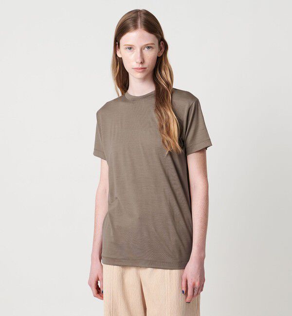 STEVEN ALAN「＜Steven Alan＞ウールジャージー ショートスリーブ Tシャツ」|Tシャツ・カットソー|MD.BROWN
