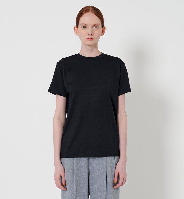 STEVEN ALAN「＜Steven Alan＞ウールジャージー ショートスリーブ Tシャツ」|Tシャツ・カットソー|