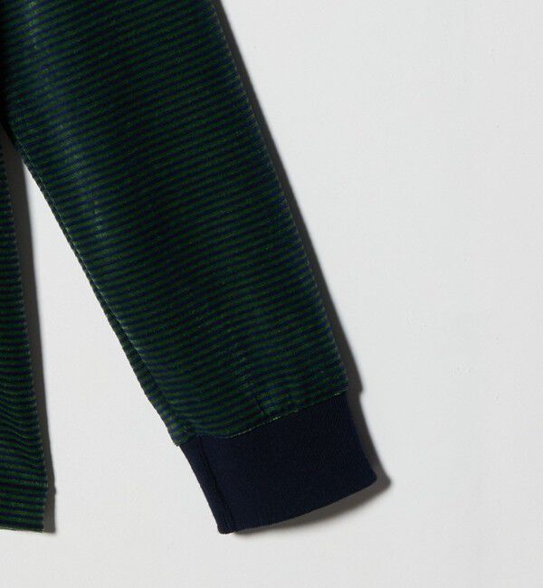 ATTISESSION「＜ATTISESSION＞ベロア ボーダー ポロシャツ」|ポロシャツ|