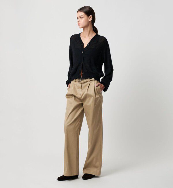 ATTISESSION「＜ATTISESSION＞ベルト 2タック ストレート パンツ 2」|その他|