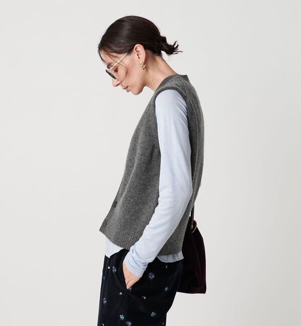 BEAUTY&YOUTH UNITED ARROWS「ウールカシミヤブレンド アクア ニットベスト」|ベスト・ジレ|