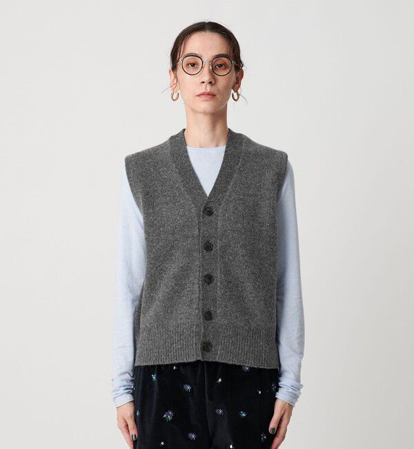 BEAUTY&YOUTH UNITED ARROWS「ウールカシミヤブレンド アクア ニットベスト」|ベスト・ジレ|