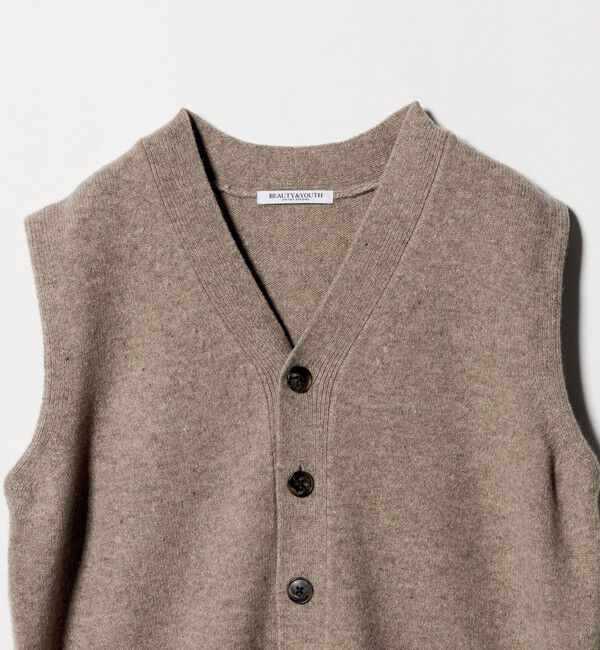 BEAUTY&YOUTH UNITED ARROWS「ウールカシミヤブレンド アクア ニットベスト」|ベスト・ジレ|
