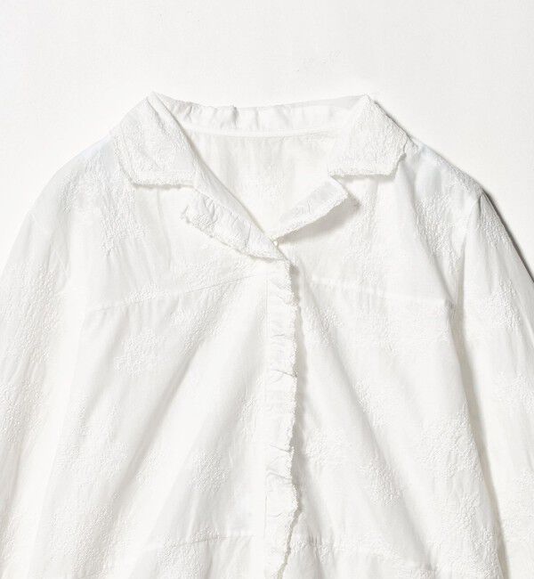 BEAUTY&YOUTH UNITED ARROWS「エンブロイダリー オープンカラーシャツ」|シャツ・ブラウス|