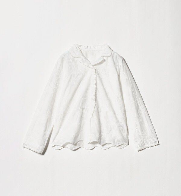 BEAUTY&YOUTH UNITED ARROWS「エンブロイダリー オープンカラーシャツ」|シャツ・ブラウス|