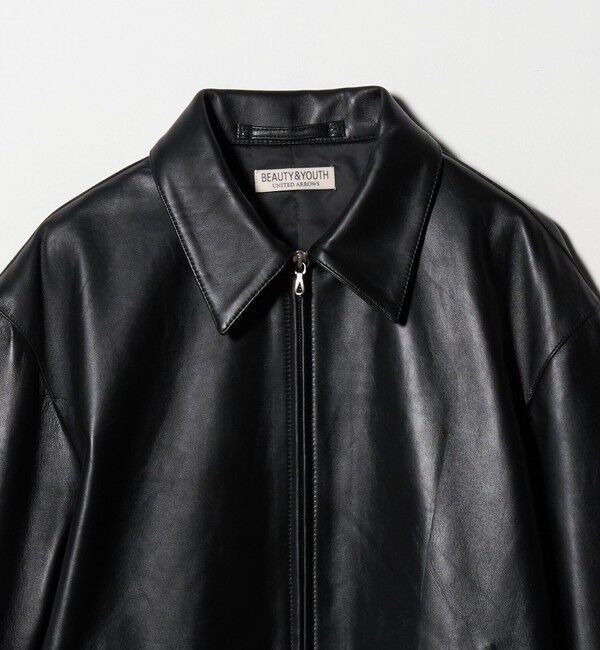 BEAUTY&YOUTH UNITED ARROWS「シープレザー ジップ ブルゾン」|その他|