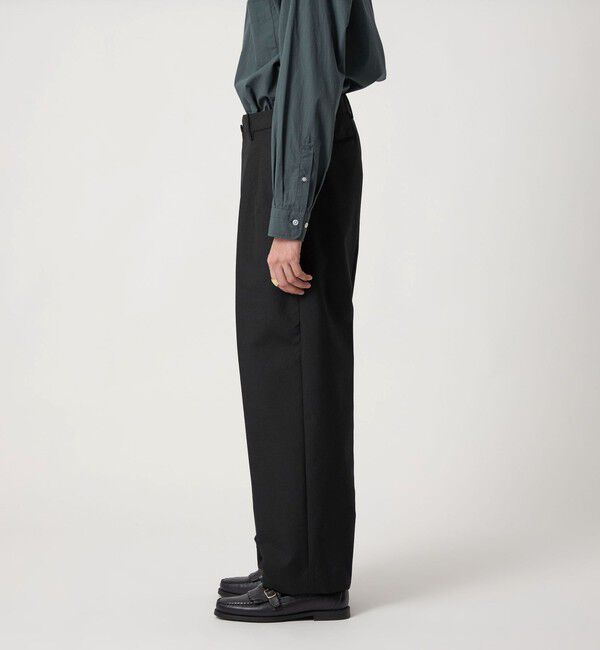 STEVEN ALAN「＜Steven Alan＞ ウール オックスフォード イン ツープリーツ ドレス トラウザーズ」|スラックス|